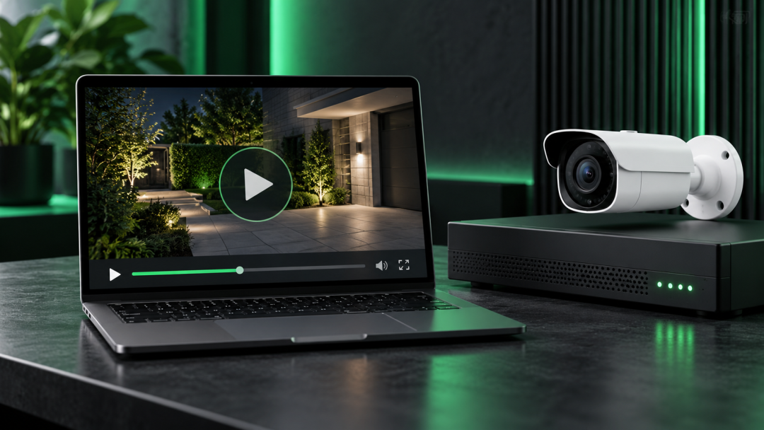 Conceptual illustration: DVR and NVR Video Guides: Find the Right Tutorial